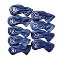 thumbnail image 1 of jinwen Waterproof Golf Club Iron Head Cover Protective Headcover Universal Fit Blue, 1 of 5