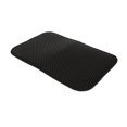 thumbnail image 4 of Cat Litter Pad Prevent Slip Waterproof Bottom Double Layer EVA Litter Trapping Mat for Kitten 45x30cm Black, 4 of 14