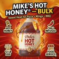 thumbnail image 2 of Mike’s Hot Honey Original Spicy Honey, 12 lb Jug – Chili-Infused Sweet Heat Condiment, Certified Kosher, Gluten-Free & Paleo-Friendly, 2 of 4