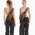 thumbnail image 4 of Pepperoni Pizza Lover Crossbody Backpack, Cheesy Slice Print Sling Bag for Pizza Party, Fast Food, and Italian Food Fans, 4 of 6
