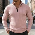 thumbnail image 2 of Men's Zipper Front Sweatshirt Jacket with Embroidered Detail for Everyday Casual Comfort and Versatile Fall Styling, 2 of 4