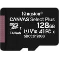 thumbnail image 2 of Kingston Carte micro SDHC Canvas Select Plus 100R A1 C10 + ADP (SDCS2/128GBCR), 2 of 7