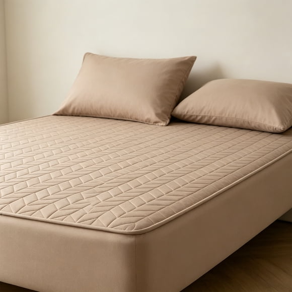 Bed Canopies Runners Quilted Waterproof Bed Cover Complete Set for Mattress Protection Summer Ice Silk Mat
