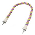 thumbnail image 1 of Colorful Bird Rope Perch Fun Swing And Climbing Cotton Rope Bird Toys Suitable For Parakeets, Cockatiels, Parrotlets, And Lovebirds Budgies Promote Exercise And Play, 1 of 8
