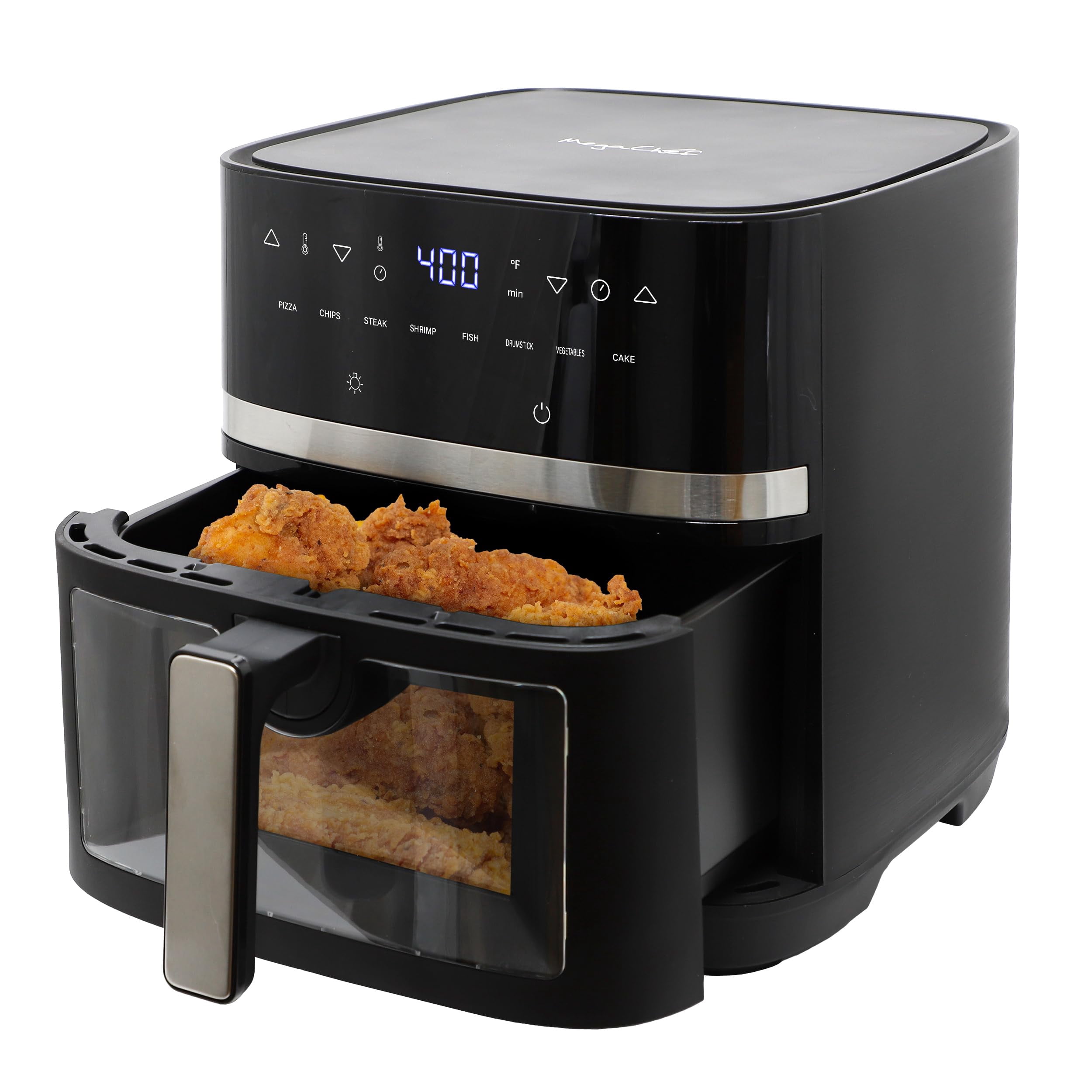 MegaChef 8.5 Quart Digital Electric 1700W Adjustable Temperature Air Fryer Countertop Fryer Kitchen Appliance (8.5 Quart)