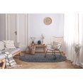 thumbnail image 2 of Rhody Rug SO95R024X048 Sophia 2 x 4 ft. Multicolor Indoor-Outdoor Oval Braided Rug, Denim Blue, 2 of 4