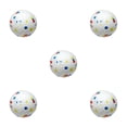 thumbnail image 1 of Ruiboury Dog Rugby Toy With Irregular Bounce And ETPU For Interactive Play With Good Wear Resistance White color 7cm 5Set, 1 of 6