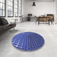 thumbnail image 4 of Ahgly Company Machine Washable Indoor Rectangle Transitional Blue Area Rugs, 7' x 10', 4 of 7