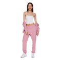 thumbnail image 2 of No Boundaries Women's Oversized Fleece Jogger, 2 of 6
