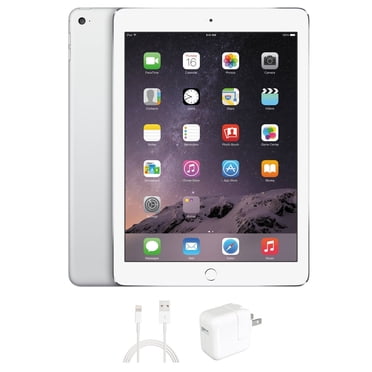 iPad Air 2 Apple Remis à Neuf Tablette 9,7 Pouces, 2014, 16 Go, Wi‐Fi Seulement, Argent (Remis à Neuf)