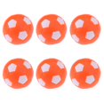 thumbnail image 2 of S SERENABLE 6Pcs Soccer Table Foosball Ball 36mm Plastic Replacement Fooseball Game.Fun.Set Orange, 2 of 7