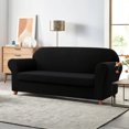 thumbnail image 2 of Housse de Sofa 2024 1 Pce Housse avec Coussin d'Assise extra Extensible Housse de Siège TG Sofa Ivoire, 2 of 7