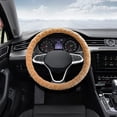 thumbnail image 4 of Yhmxh Car Accessories Motorcycle Accessories Car Steering Wheel Cover 38cm Universal Elastic Steering Wheel Cover Winter Steering Wheel Cover Car Warm Handle Cover Steering Wheel Cover, 4 of 6