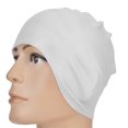 thumbnail image 4 of FLAMEEN Swim Pool Hat, 1Pc Stretchy Swim Hat, Adult Children Unisex Long Hair/Ear Protection Swimming Diving Outdoor Fun For Swimming Pool, 4 of 8