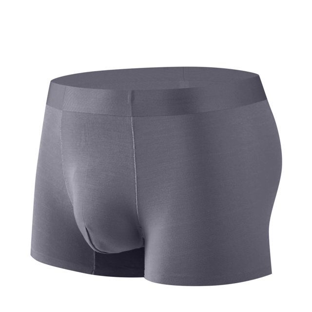 StSilkitty 1 Pack Men's Breathable Boxer Briefs Mid Waist Elastic Underwear No Riding up Lightweight Underpants