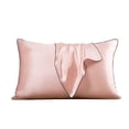 thumbnail image 1 of XZNGL Soft Pure Silk Pillowcase Covers Silk Anti-Ageing Beauty 1pc, 1 of 2