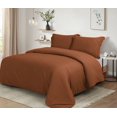 thumbnail image 3 of Swift Home Ultra Soft Solid Duvet Cover Set, Twin, Cinnam, 3 of 4