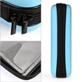 thumbnail image 4 of CD Case, 192 Capacity EVA DVD Case Skyblue Portable Zipper Holder Disc Storage Organizer Wallet, 4 of 5