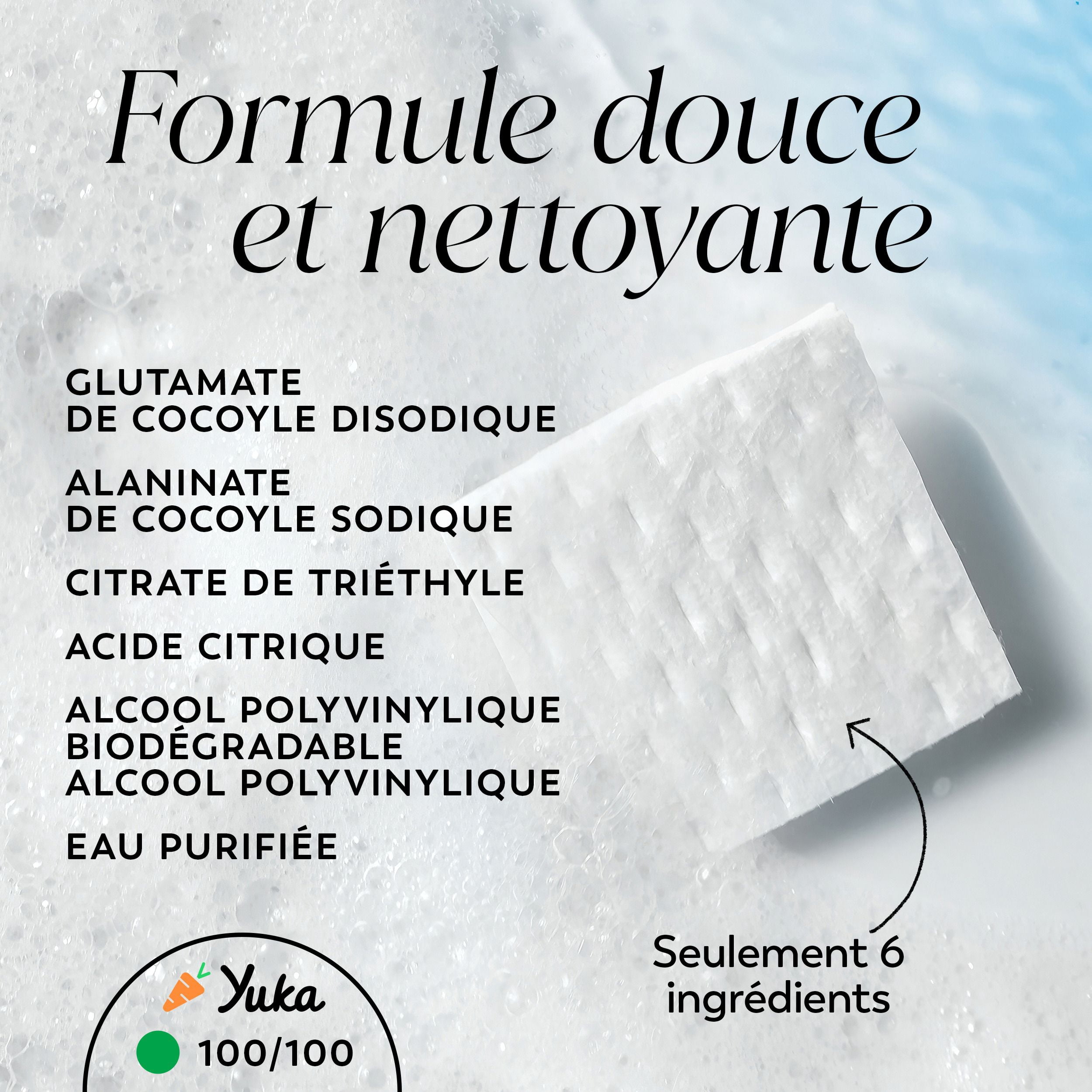 Nettoyant Pour Le Visage Olay, Nettoyant Fondant + Nettoyant Doux Pour Le Visage, Activé Par L’Eau, Nettoie, Tonifie Et Rafraîchit La Peau, Sans Parfum, Peau Sensible, 32 Unités