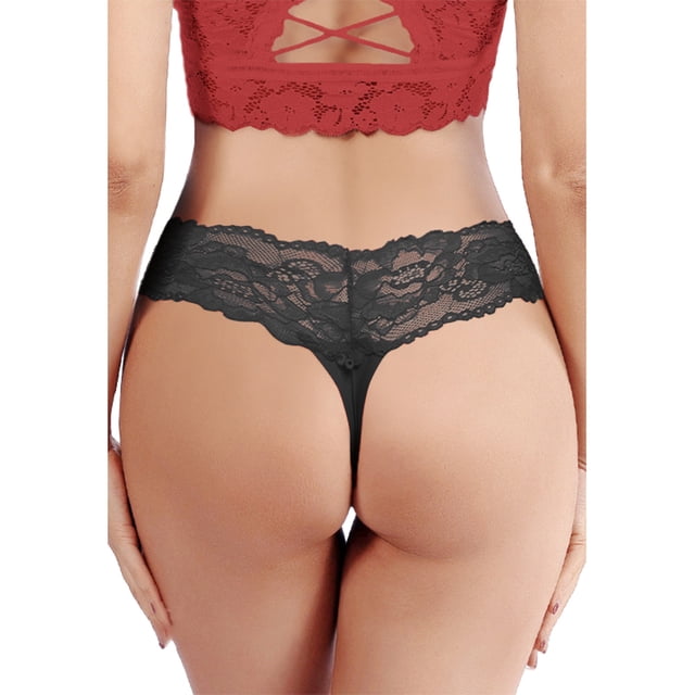 B91xZ Culotte Sans Couture pour Femmes Grande Taille Coton Extensible, L Noir