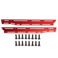 thumbnail image 3 of RC Car Skid Plate, Aluminum Alloy Skid Plates Firm Structure High Simulation  For 1/7 Remote Control Car Red,Black, 3 of 8