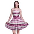 thumbnail image 1 of Bimba Robe Soleil Mini Teinture sur Nœuds pour Femmes à Taille Smockée Imprimée Tenue de Fête d'Été pour les Vacances-Petit, 1 of 5