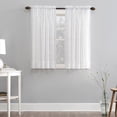 thumbnail image 1 of Mainstays Marjorie Sheer Voile Window Curtains Panel Pair, 1 of 5