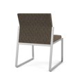 thumbnail image 5 of Fauteuil d'Appoint Sans Accoudoirs pour Réception et Salle d'Attente Gansett / Acier Argenté / Brun, 5 of 5