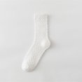thumbnail image 3 of Women Crew Socks Simple 6 Pairs Solid Color Cotton Socks Winter Socks for Girls, 3 of 10