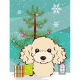 thumbnail image 1 of Carolines Treasures BB1630GF Christmas Tree And Buff Poodle Flag Garden Size, 1 of 3