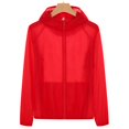 thumbnail image 2 of Plebaso Veste de Protection Solaire pour Femmes Légère à Capuche Zippée Manches Longues Chemise de Soleil Extérieure avec Poches, 2 of 7