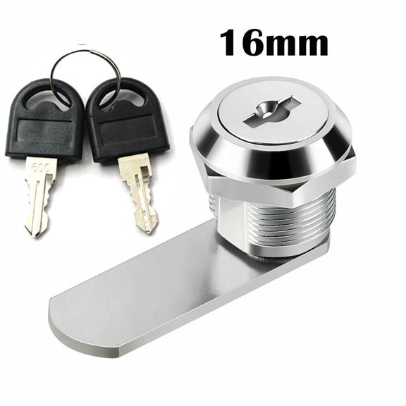Greenne Door Lock for Cabinet Mailbox Barrel Drawer Cupboard Locker 16/20/25/30mm+2 Key