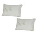 thumbnail image 1 of 2 Piece Set Waterproof Pillow Protector, Bamboo Blend Hypoallergenic, Zippered Encasement, Protect Against Fuilds, Dust Mite, Bacteria & Allergens, 1 of 1