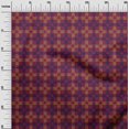thumbnail image 2 of oneOone Viscose Jersey Fabric Check & Triangle Ikat Print Fabric By The Yard 60 Inch Wide, 2 of 5