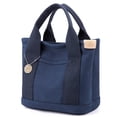 thumbnail image 1 of MesaSe Canvas Bucket Bag Multi-Pockets Female Clutch Bag Large Capacity Casual for Work, 1 of 7