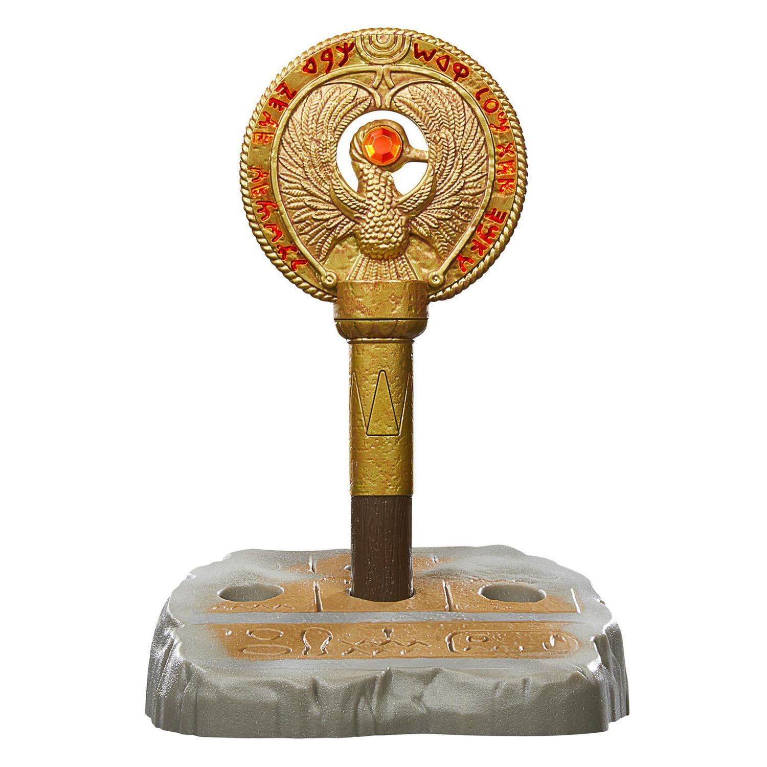 Indiana Jones and the Raiders of the Lost Ark Adventure Series Staff of Ra Headpiece Electronic Roleplay Talisman for Indiana Jones Costume Cosplay