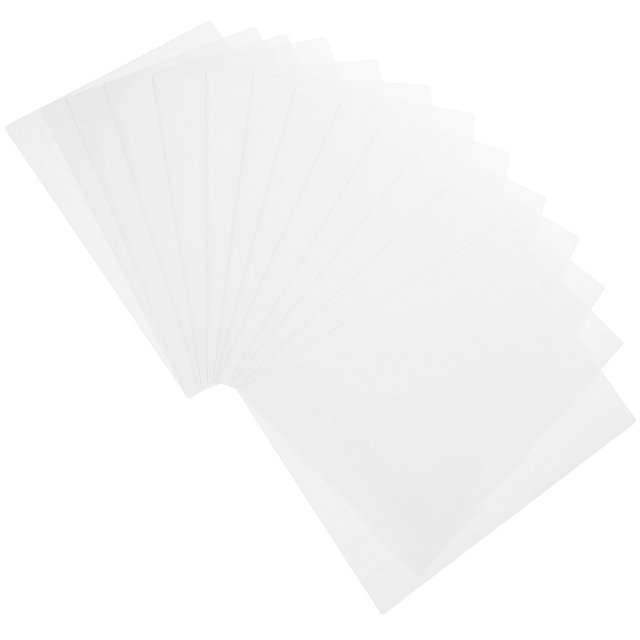Nestingho 50 Pcs Feuilles de Plastification Photo Blanches Film Protecteur Autocollant pour Photos