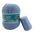 thumbnail image 1 of 2pcs Long Plush Knitting Yarn Anti-pilling Hand-Knitting Thread for Weaving Cardigan Scarf Hat, 1 of 8