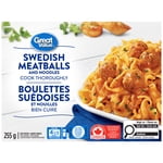 Great Value Swedish Meatballs and Noodles, 255 g