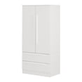 thumbnail image 2 of South Shore Haven 2-Door Armoire with Drawers, in Pure White, 2 of 13