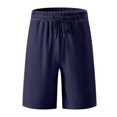 thumbnail image 1 of Ramiter Sports Shorts Men's Lightweight Terry Short Navy,S, 1 of 7