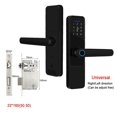 thumbnail image 2 of Serrure de Porte Intelligente avec Poignée, Entrée Sans Clé, Serrure de Porte pour Porte d'Entrée, Serrure Wi-Fi, Application Smart Life Free, Télécommande de Porte 35-120 mm, Installation Facile, 2 of 5
