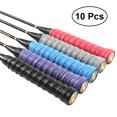 thumbnail image 1 of 10pcs Tennis Badminton Racket Grip Tape Anti Racket Grip Wrap Overgrip Tape for Sports Fishing Pole Jump Rope (Random Colors), 1 of 8