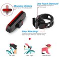 thumbnail image 2 of Rear Bike Tail Light 2 Pack, Ultra Bright USB Rechargeable Bicycle Taillights, Red High Intensity Led Accessories Fits On Any Bike or Helmet. Easy to Install for Cycling Safety Flashlight, 2 of 8