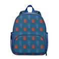 thumbnail image 1 of Night Owl Student Backpack – Cute Snowy Owl Big Eyes Cartoon Pattern With Artistic Night Design, 1 of 6