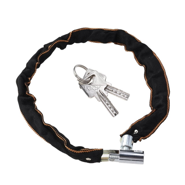 LOVEVER Bike Chain Locks Bike Locks Heavy Duty Anti-Theft Chain Lock with Keys for Bike Motorcycle