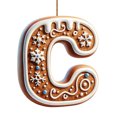thumbnail image 2 of LSLJS 26 Letters Christmas Tree Decoration Pendant Christmas Tree Ornaments Personalized DIY Christmas Ornaments Christmas Decorations Xmas Tree Hanging Decor, 2 of 5