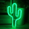 thumbnail image 4 of Kbndieu Neon Lights Usb Battery Box Green Light Cactus Shape Neon Light Home Essentials, 4 of 7