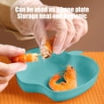thumbnail image 4 of Plastic Plates Reusable,Apples To Apples,Apples Shape Plates Impregnable Dinner Plates Dishwasher Microwave Safe Plastic Plates Reusable Lightweight Plates for Kitchen or Camping 3.35X3.15 Inches, 4 of 6