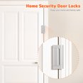 thumbnail image 3 of 2pcs Door Reinforcement Lock Door Security Device Front Door Lock Door Safety Lock Interior Door Security Lock Home Supplies, 3 of 8